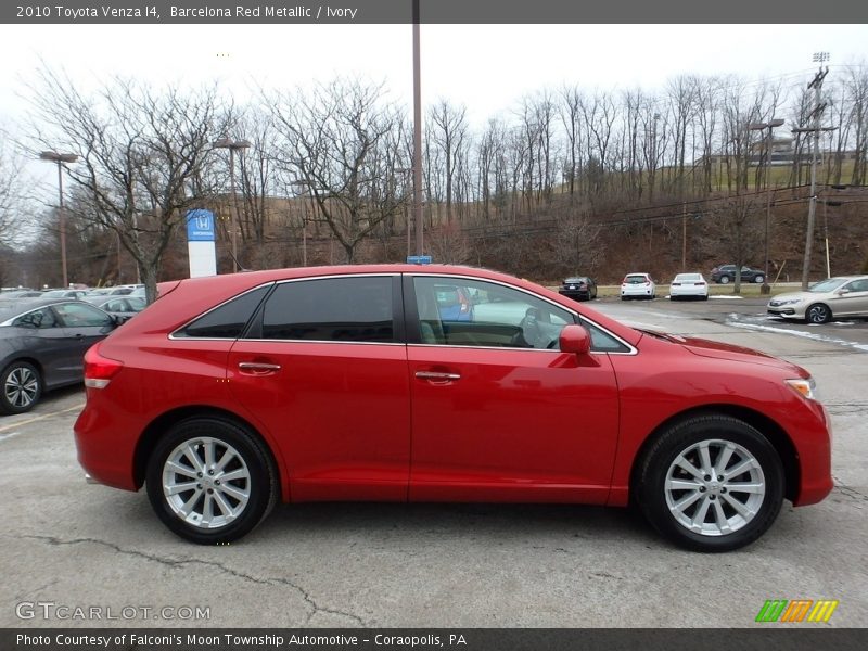 Barcelona Red Metallic / Ivory 2010 Toyota Venza I4