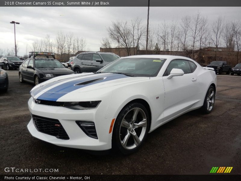 Summit White / Jet Black 2018 Chevrolet Camaro SS Coupe