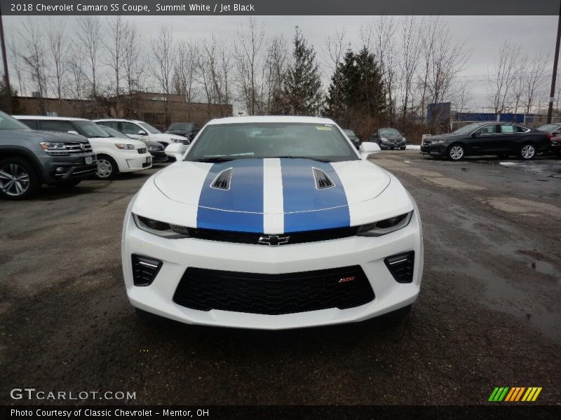 Summit White / Jet Black 2018 Chevrolet Camaro SS Coupe