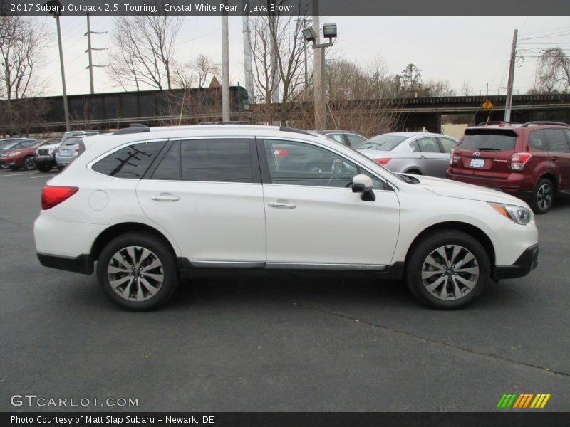 Crystal White Pearl / Java Brown 2017 Subaru Outback 2.5i Touring