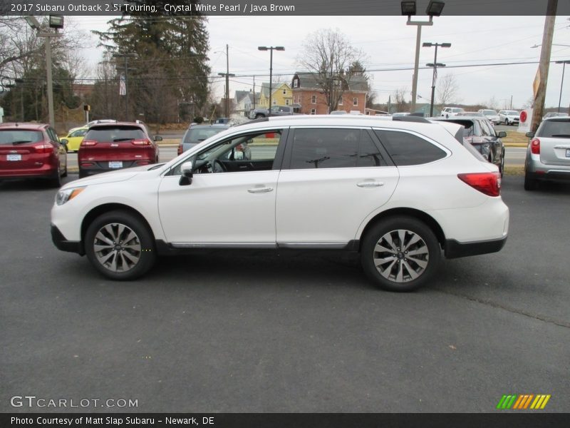 Crystal White Pearl / Java Brown 2017 Subaru Outback 2.5i Touring