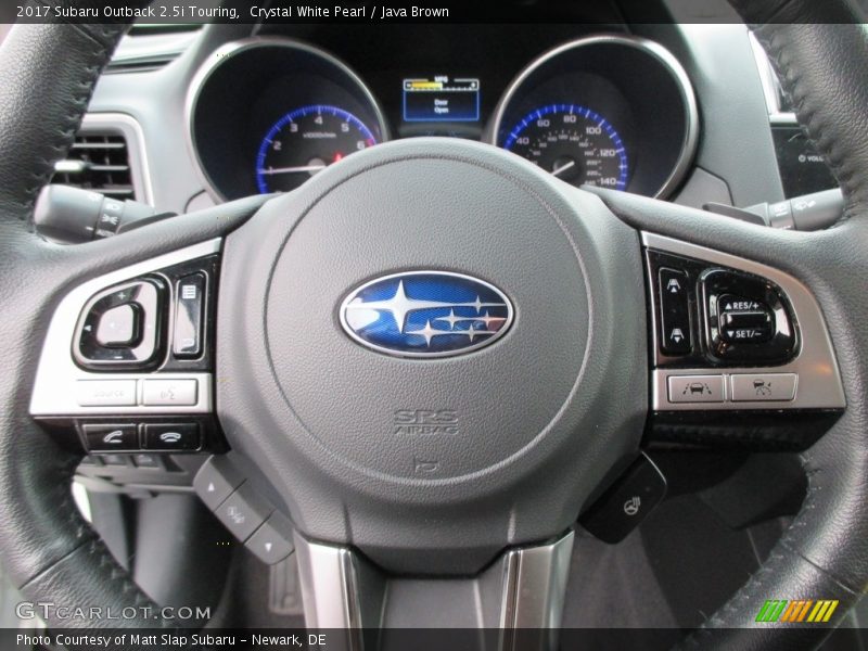 Crystal White Pearl / Java Brown 2017 Subaru Outback 2.5i Touring