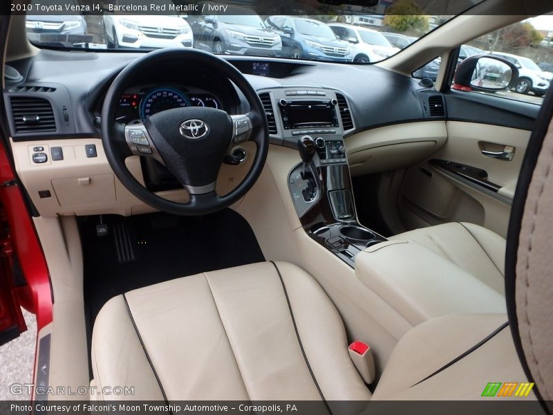 Barcelona Red Metallic / Ivory 2010 Toyota Venza I4