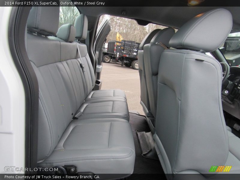 Oxford White / Steel Grey 2014 Ford F150 XL SuperCab