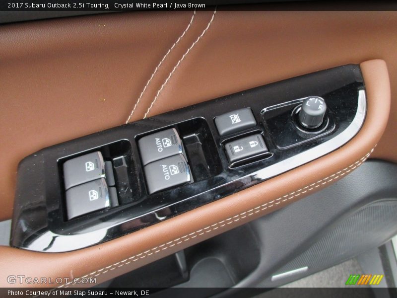 Crystal White Pearl / Java Brown 2017 Subaru Outback 2.5i Touring