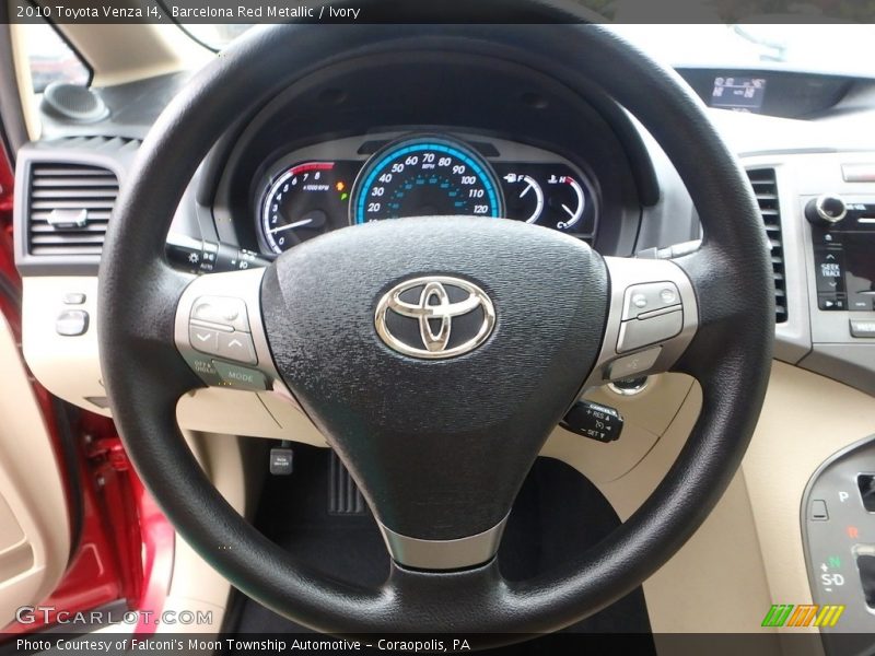 Barcelona Red Metallic / Ivory 2010 Toyota Venza I4