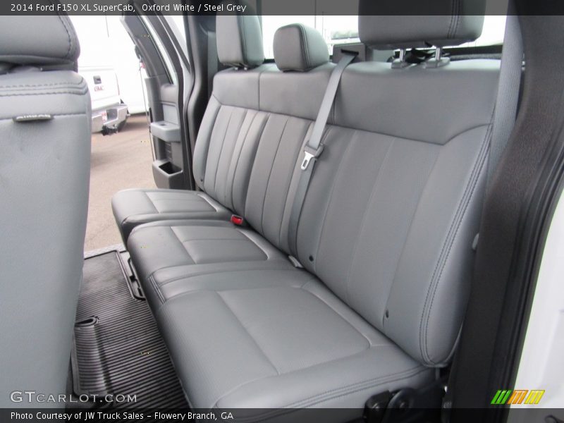 Oxford White / Steel Grey 2014 Ford F150 XL SuperCab