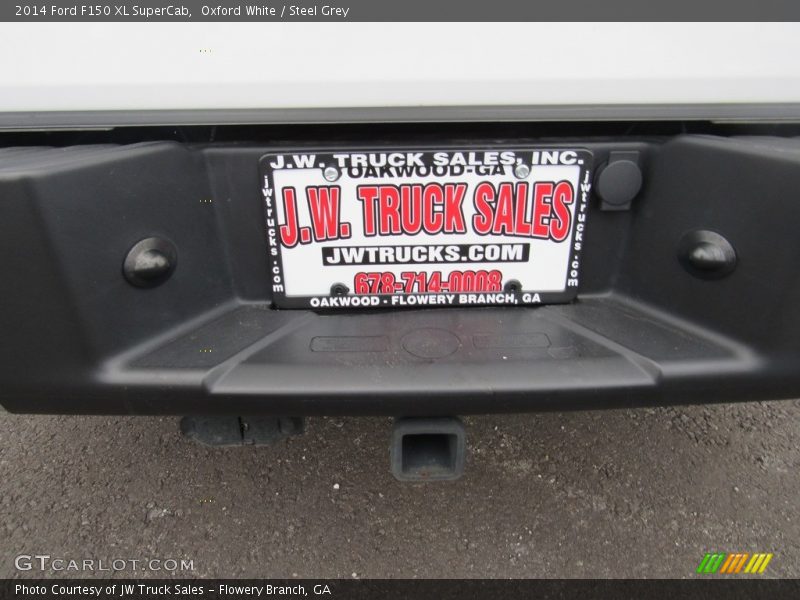 Oxford White / Steel Grey 2014 Ford F150 XL SuperCab