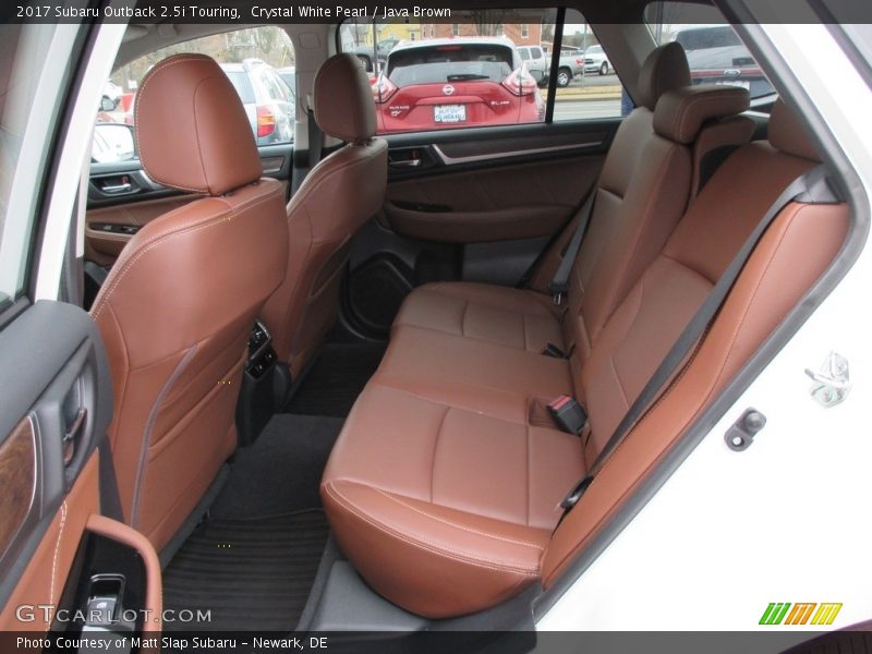 Crystal White Pearl / Java Brown 2017 Subaru Outback 2.5i Touring