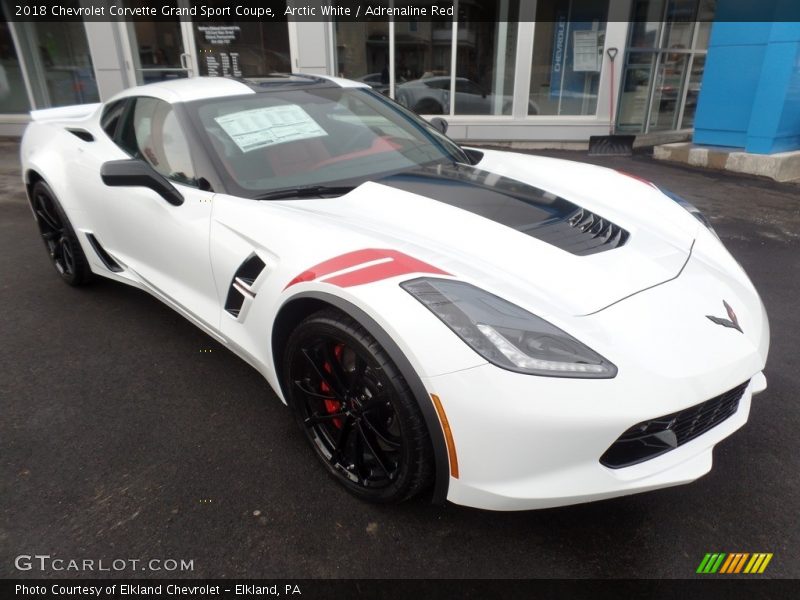 Front 3/4 View of 2018 Corvette Grand Sport Coupe
