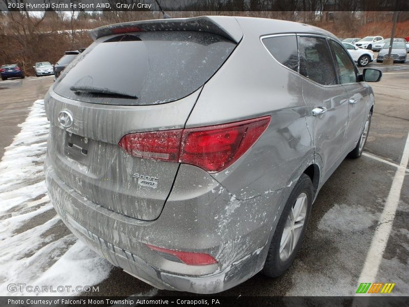 Gray / Gray 2018 Hyundai Santa Fe Sport AWD