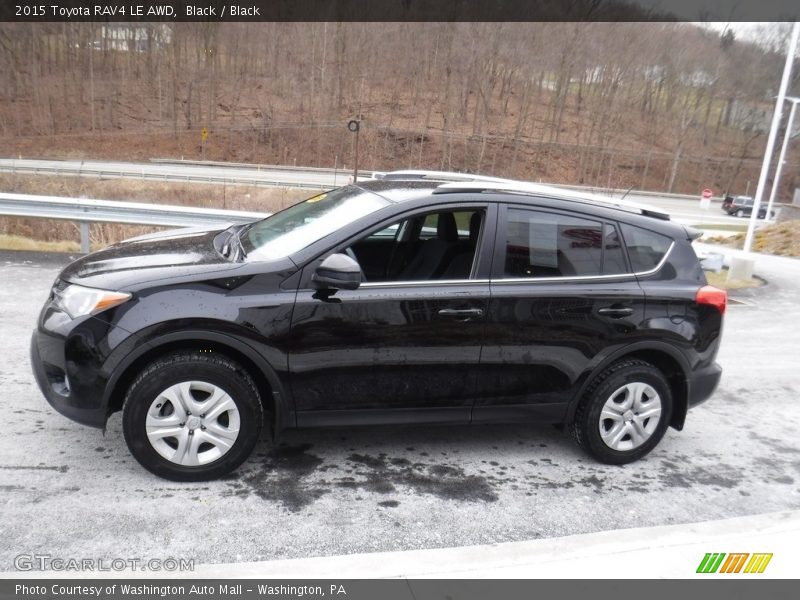 Black / Black 2015 Toyota RAV4 LE AWD