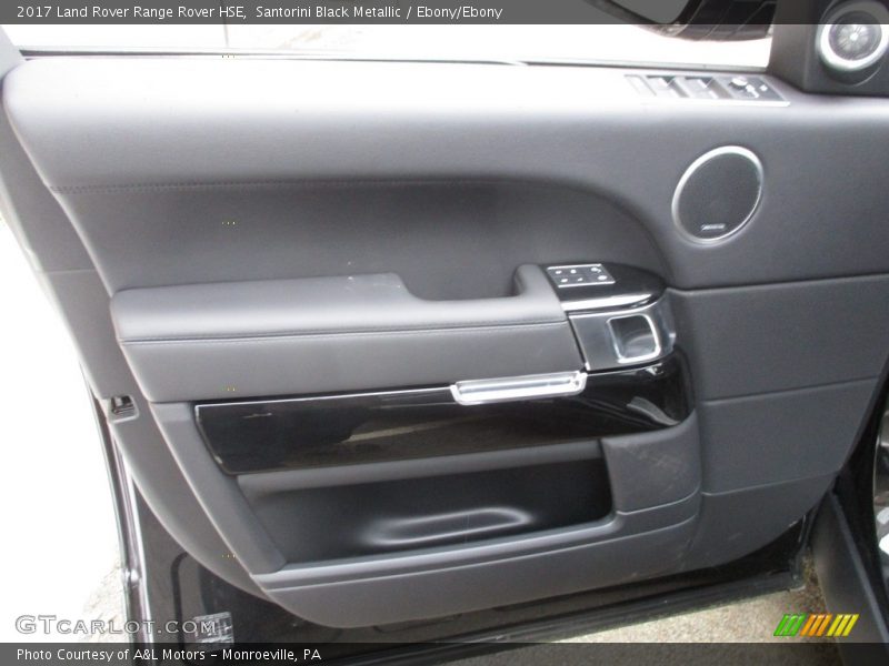 Santorini Black Metallic / Ebony/Ebony 2017 Land Rover Range Rover HSE