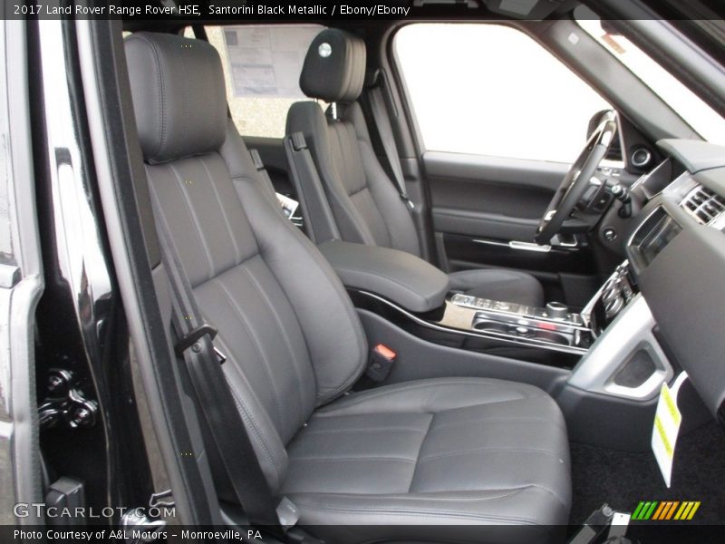 Santorini Black Metallic / Ebony/Ebony 2017 Land Rover Range Rover HSE