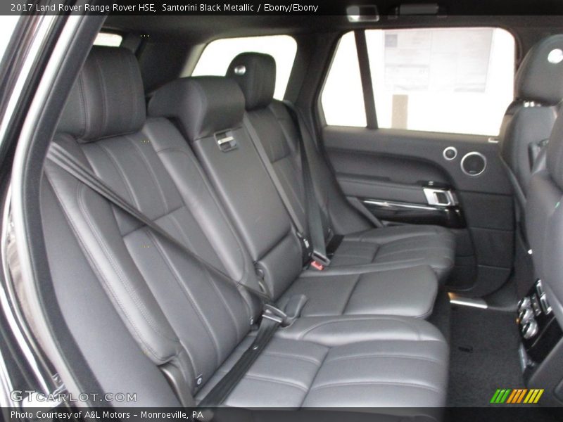 Santorini Black Metallic / Ebony/Ebony 2017 Land Rover Range Rover HSE