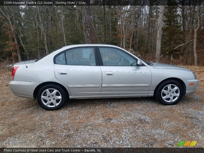 Sterling Silver / Gray 2006 Hyundai Elantra GLS Sedan