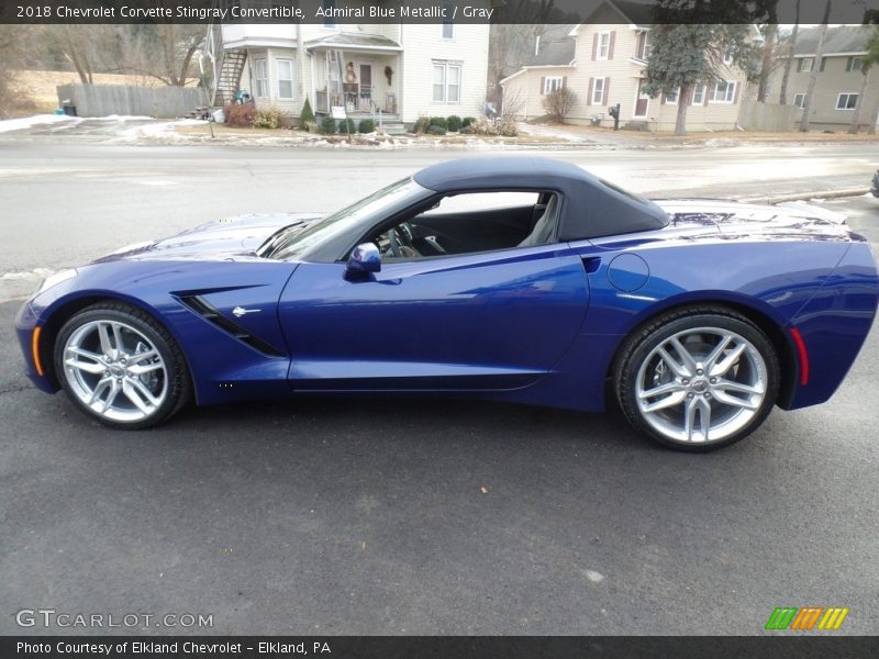  2018 Corvette Stingray Convertible Admiral Blue Metallic