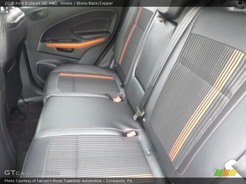 Rear Seat of 2018 EcoSport SES 4WD