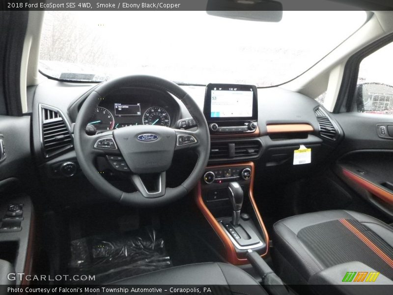  2018 EcoSport SES 4WD Ebony Black/Copper Interior