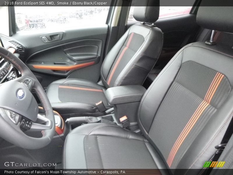 Front Seat of 2018 EcoSport SES 4WD