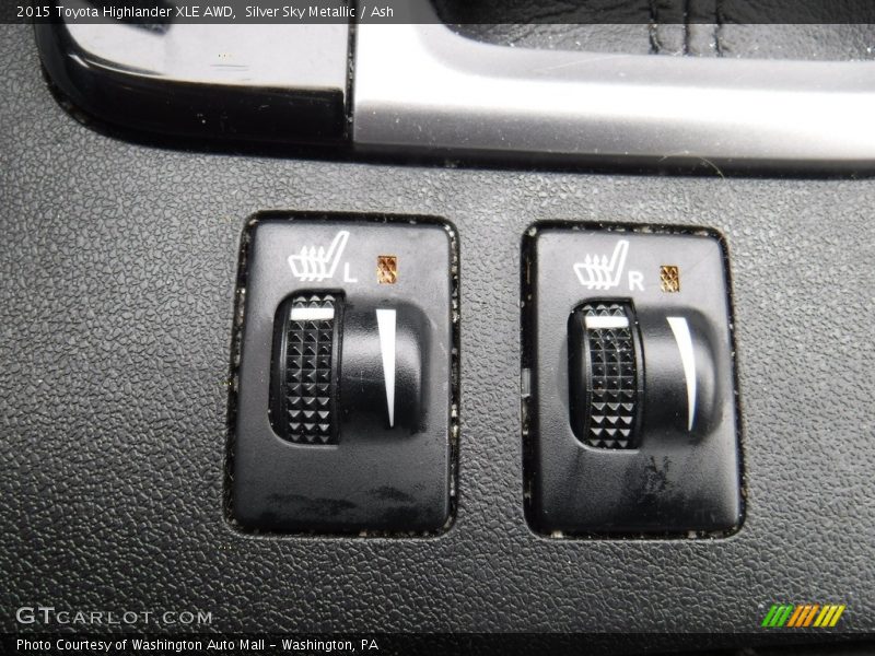 Silver Sky Metallic / Ash 2015 Toyota Highlander XLE AWD