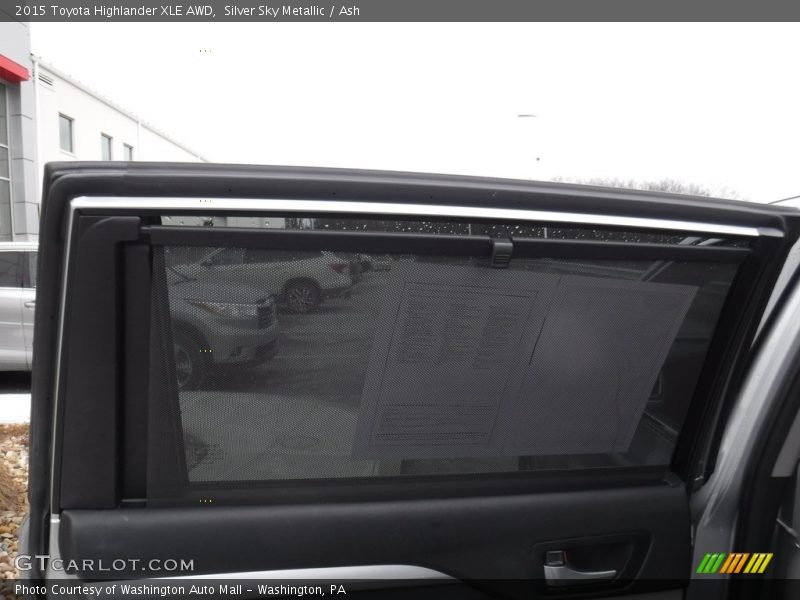 Silver Sky Metallic / Ash 2015 Toyota Highlander XLE AWD