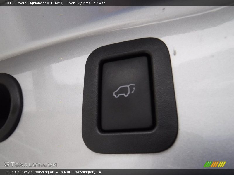 Silver Sky Metallic / Ash 2015 Toyota Highlander XLE AWD