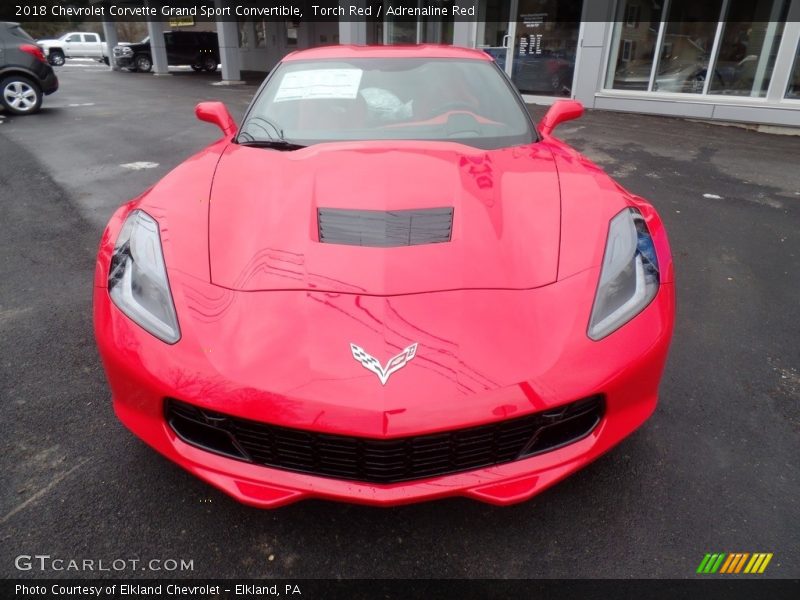 Torch Red / Adrenaline Red 2018 Chevrolet Corvette Grand Sport Convertible