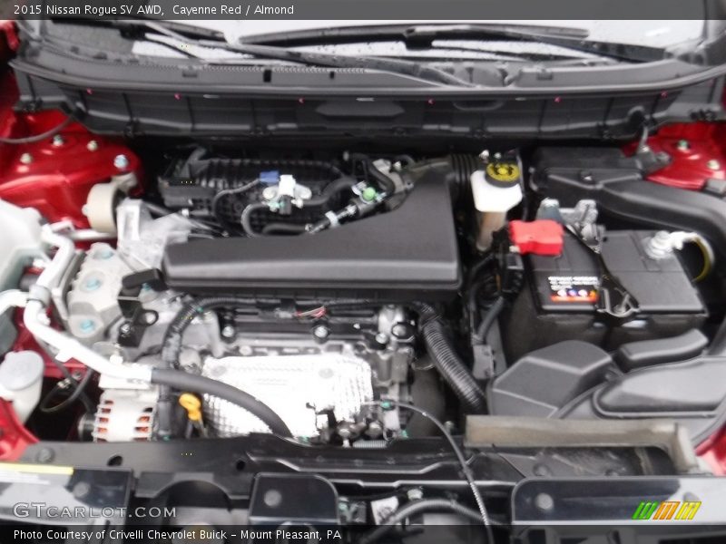 Cayenne Red / Almond 2015 Nissan Rogue SV AWD