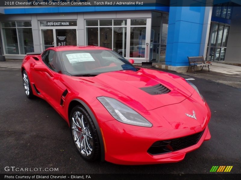Torch Red / Adrenaline Red 2018 Chevrolet Corvette Grand Sport Convertible