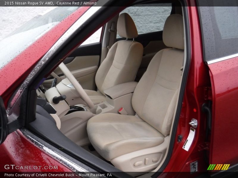 Cayenne Red / Almond 2015 Nissan Rogue SV AWD