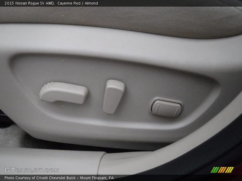 Cayenne Red / Almond 2015 Nissan Rogue SV AWD