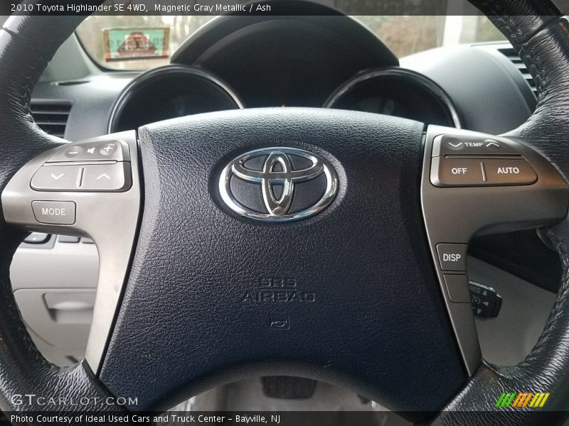 Magnetic Gray Metallic / Ash 2010 Toyota Highlander SE 4WD