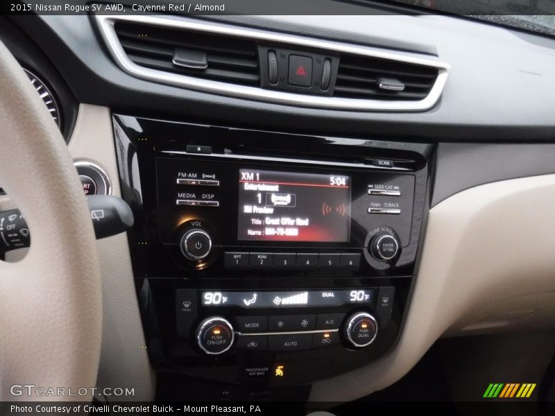 Cayenne Red / Almond 2015 Nissan Rogue SV AWD