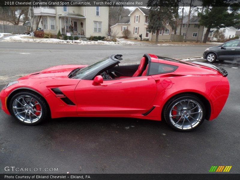 Torch Red / Adrenaline Red 2018 Chevrolet Corvette Grand Sport Convertible
