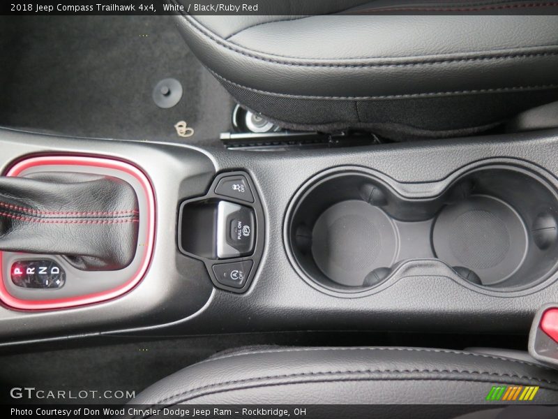 White / Black/Ruby Red 2018 Jeep Compass Trailhawk 4x4