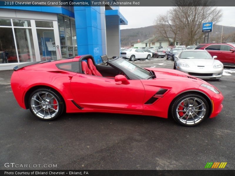 Torch Red / Adrenaline Red 2018 Chevrolet Corvette Grand Sport Convertible