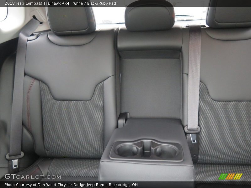 White / Black/Ruby Red 2018 Jeep Compass Trailhawk 4x4