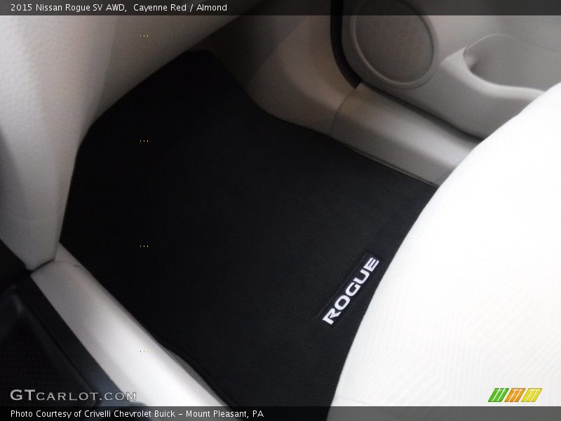 Cayenne Red / Almond 2015 Nissan Rogue SV AWD