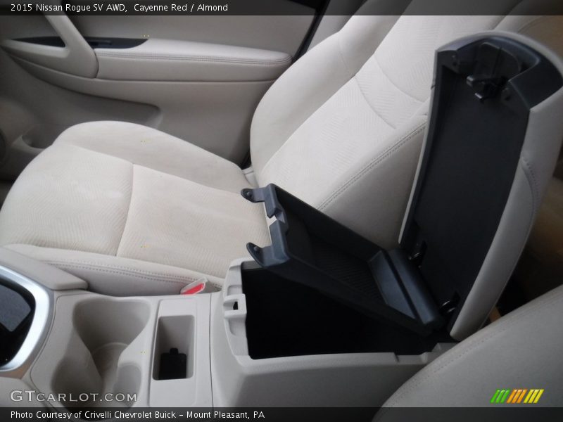 Cayenne Red / Almond 2015 Nissan Rogue SV AWD