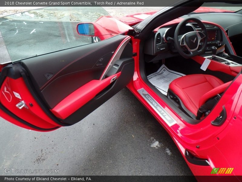 Torch Red / Adrenaline Red 2018 Chevrolet Corvette Grand Sport Convertible