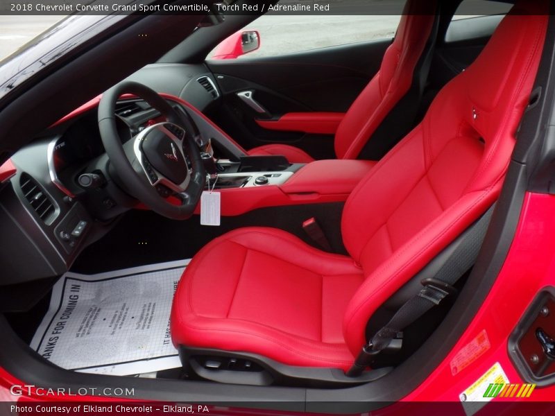 Torch Red / Adrenaline Red 2018 Chevrolet Corvette Grand Sport Convertible