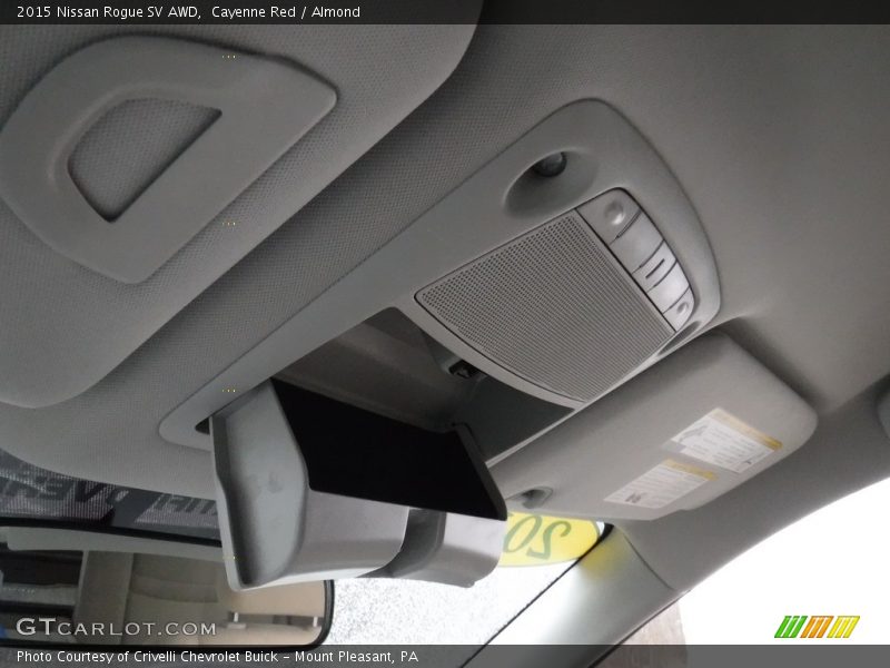 Cayenne Red / Almond 2015 Nissan Rogue SV AWD