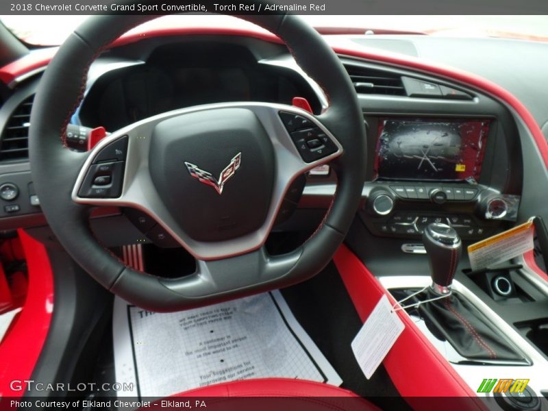 Torch Red / Adrenaline Red 2018 Chevrolet Corvette Grand Sport Convertible