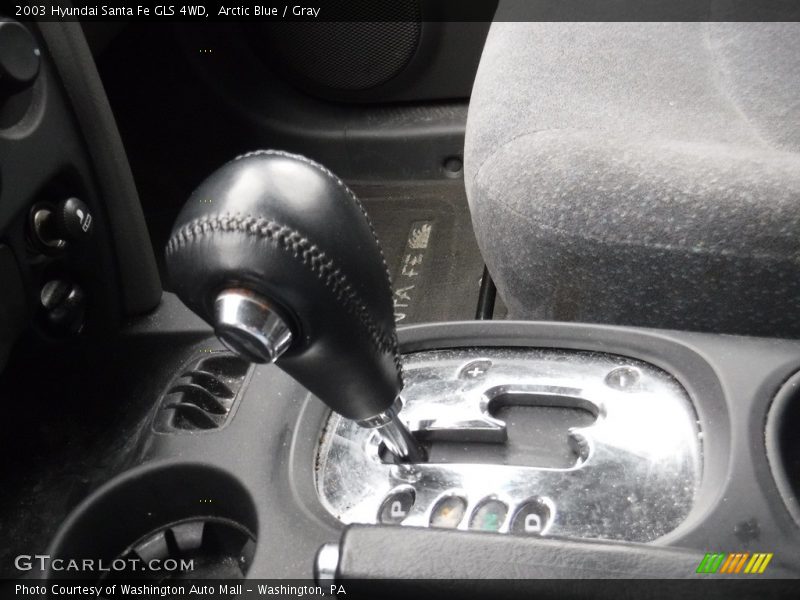 Arctic Blue / Gray 2003 Hyundai Santa Fe GLS 4WD