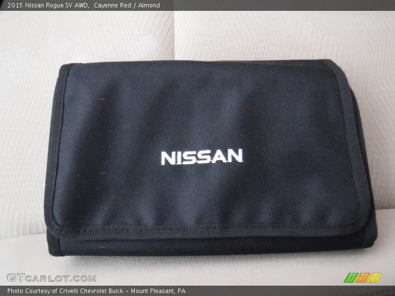 Cayenne Red / Almond 2015 Nissan Rogue SV AWD