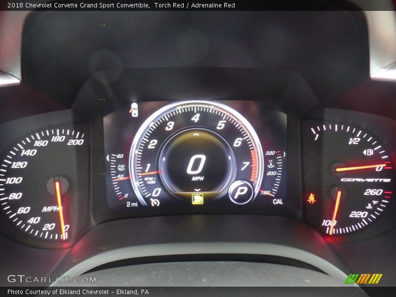  2018 Corvette Grand Sport Convertible Grand Sport Convertible Gauges