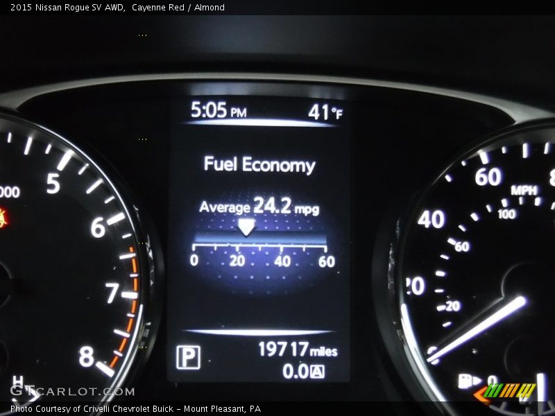 Cayenne Red / Almond 2015 Nissan Rogue SV AWD