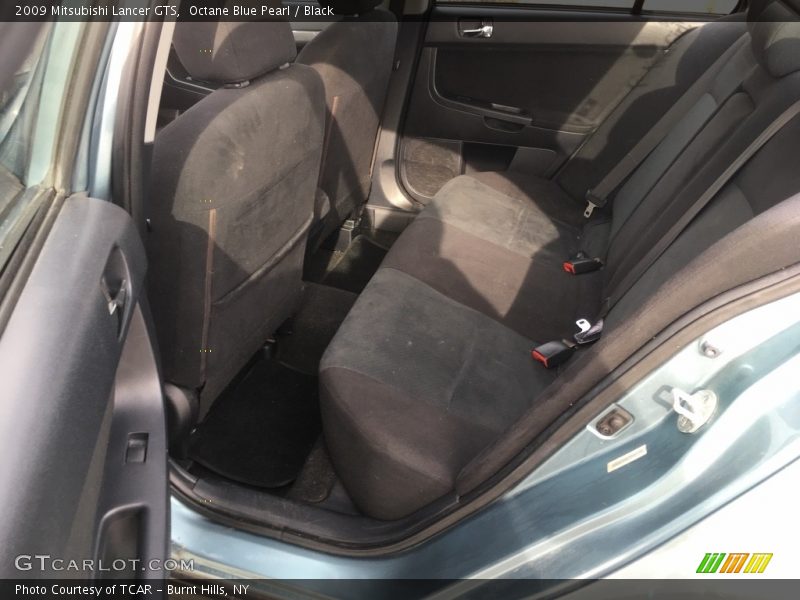 Octane Blue Pearl / Black 2009 Mitsubishi Lancer GTS