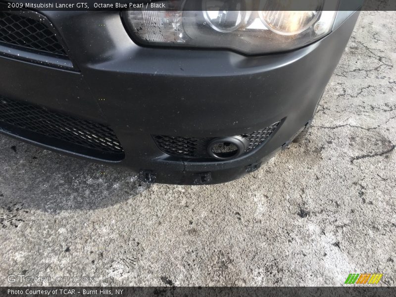 Octane Blue Pearl / Black 2009 Mitsubishi Lancer GTS